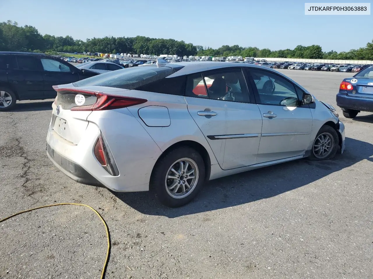 2017 Toyota Prius Prime VIN: JTDKARFP0H3063883 Lot: 62472935