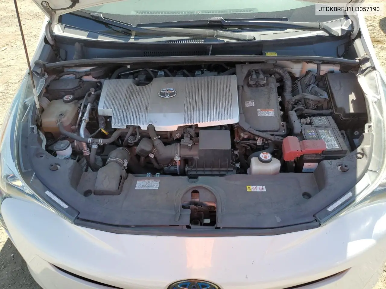 2017 Toyota Prius VIN: JTDKBRFU1H3057190 Lot: 62932025