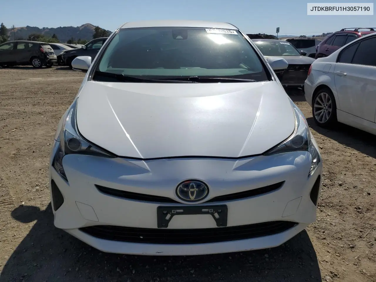 2017 Toyota Prius VIN: JTDKBRFU1H3057190 Lot: 62932025