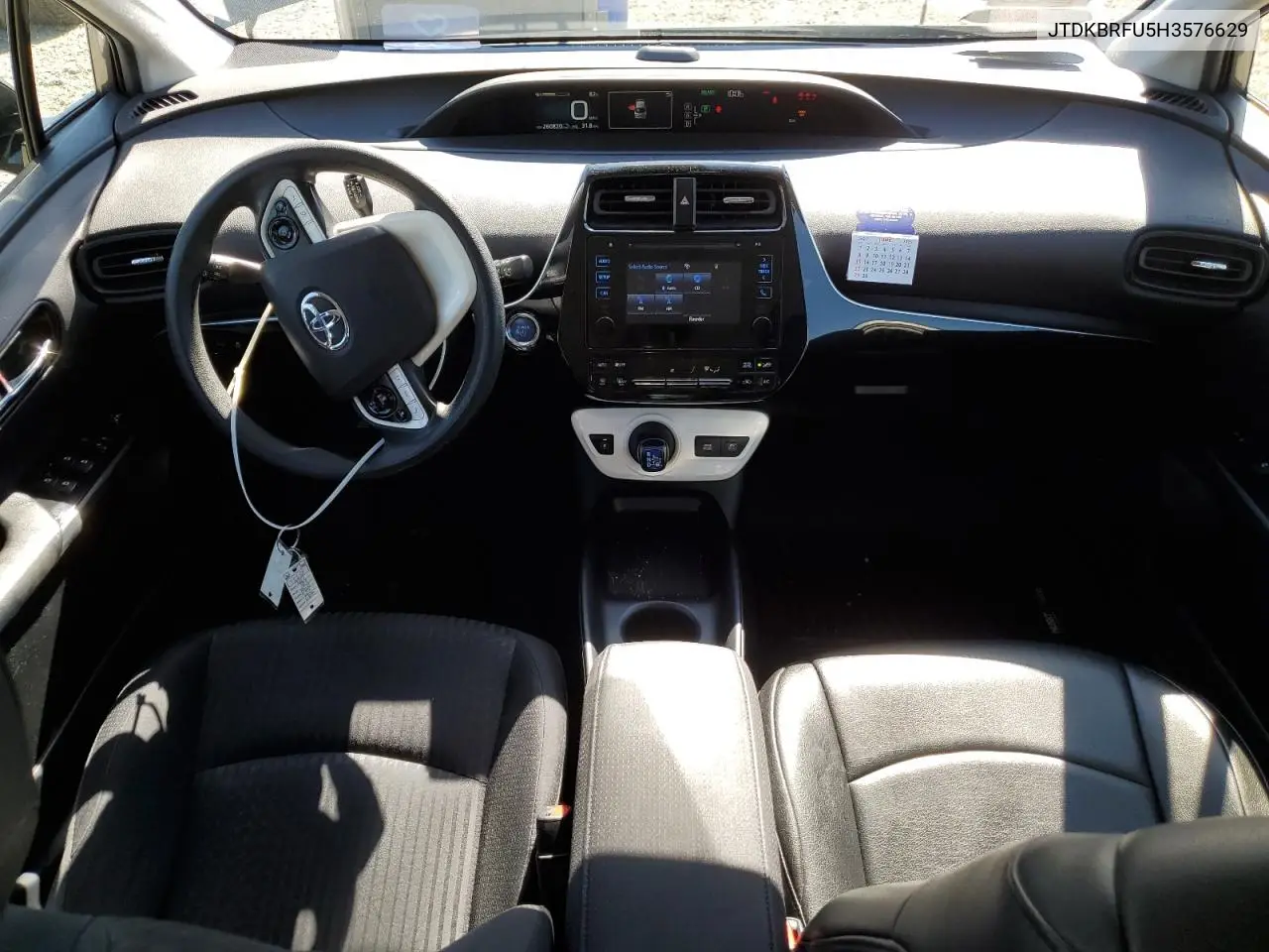 2017 Toyota Prius VIN: JTDKBRFU5H3576629 Lot: 63038995