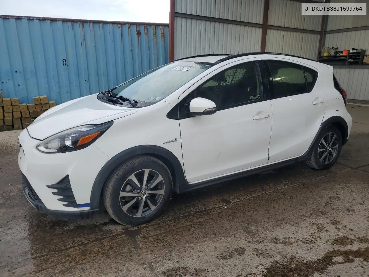 2018 Toyota Prius C VIN: JTDKDTB38J1599764 Lot: 53269995
