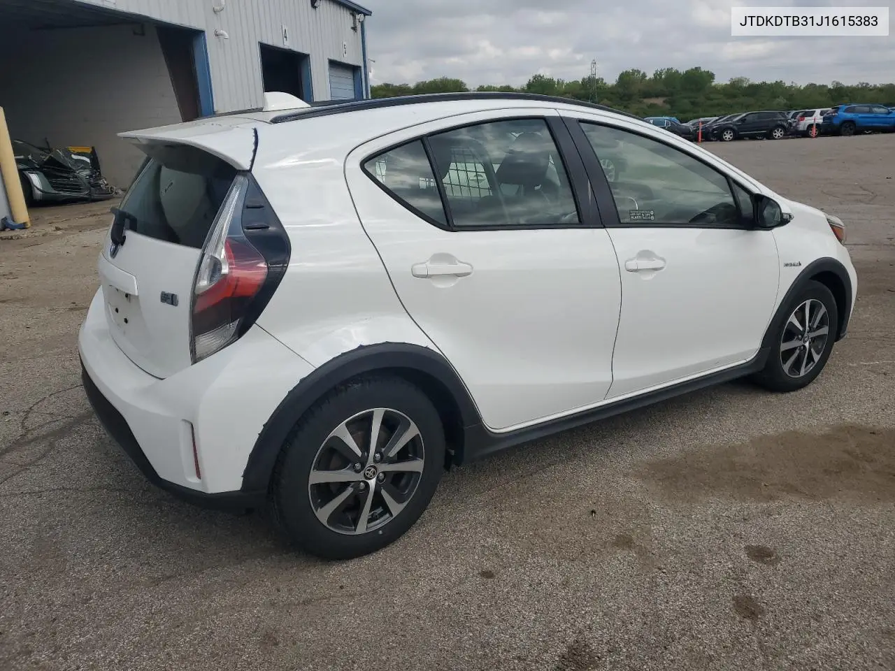2018 Toyota Prius C VIN: JTDKDTB31J1615383 Lot: 53670125