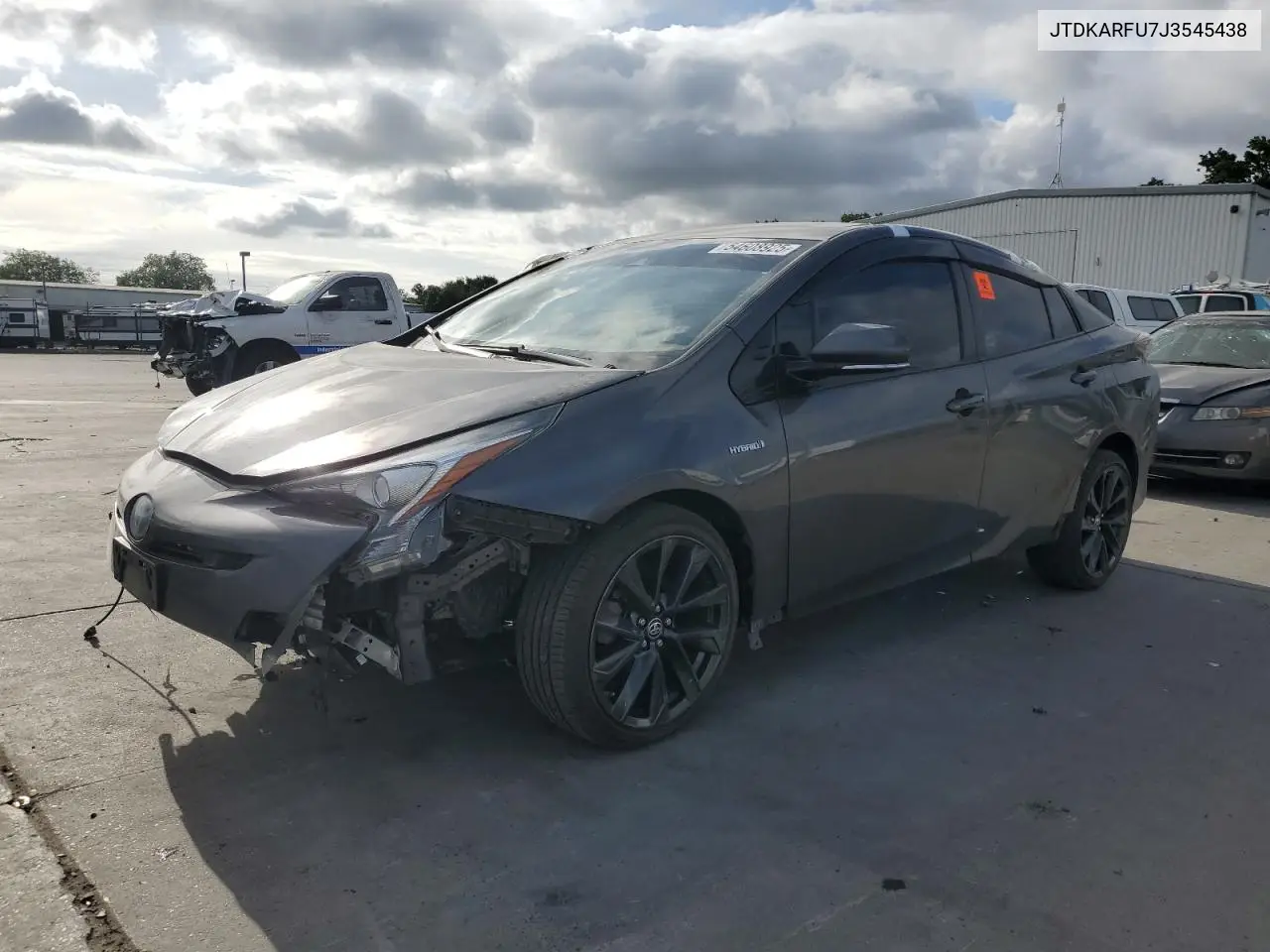 2018 Toyota Prius VIN: JTDKARFU7J3545438 Lot: 54608925