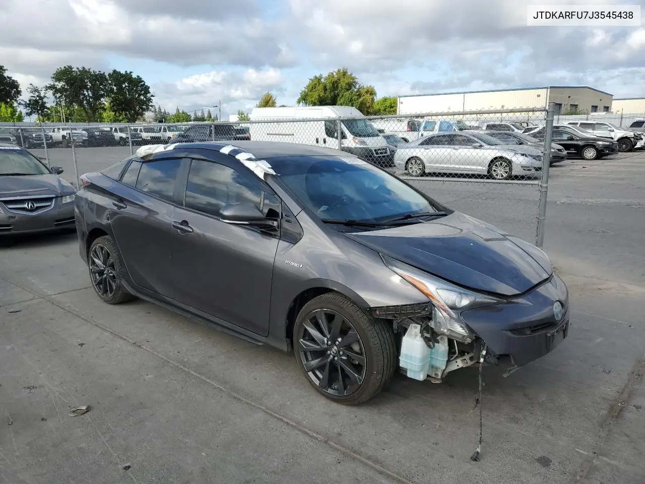 2018 Toyota Prius VIN: JTDKARFU7J3545438 Lot: 54608925