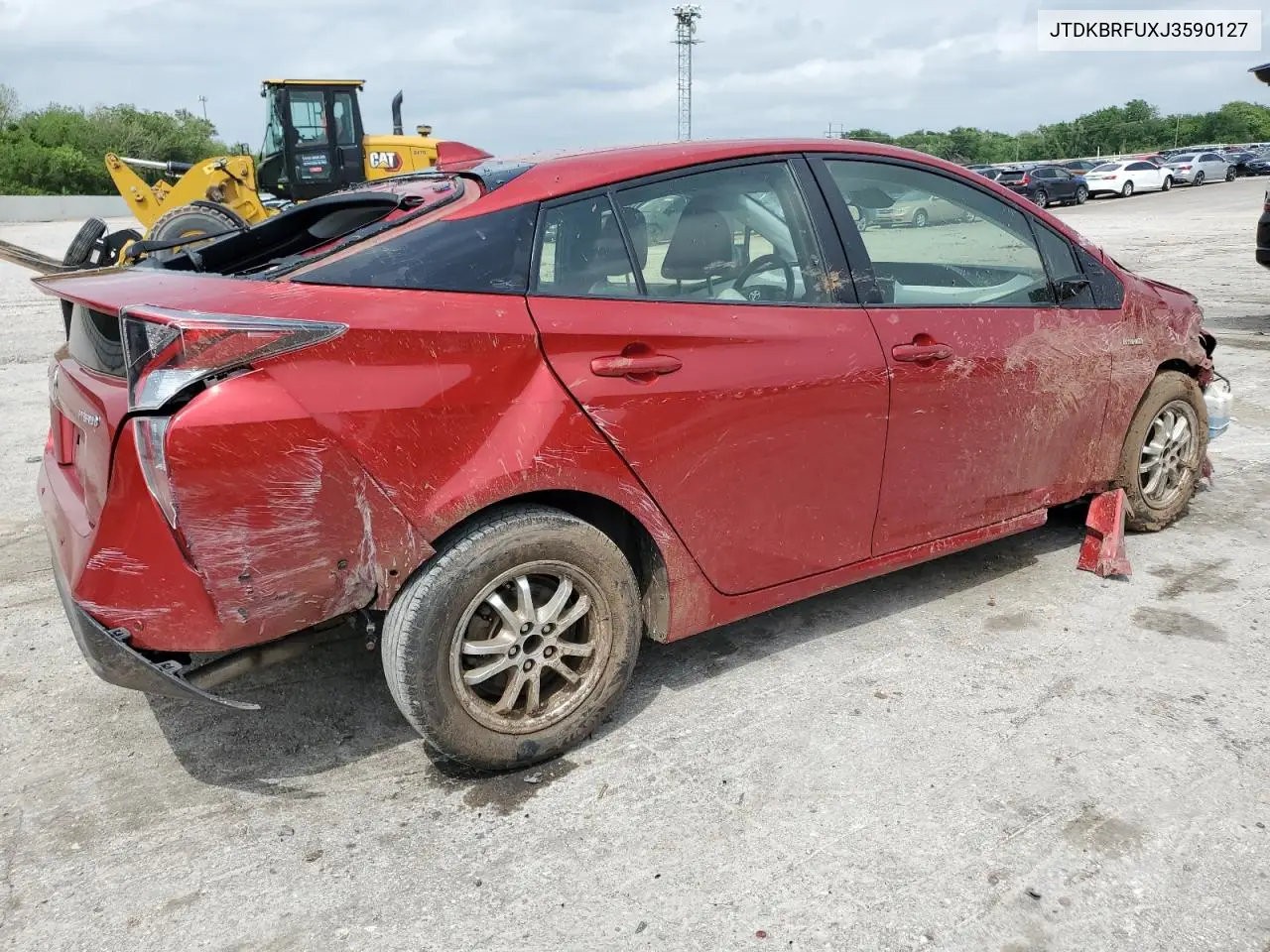 2018 Toyota Prius VIN: JTDKBRFUXJ3590127 Lot: 55040635