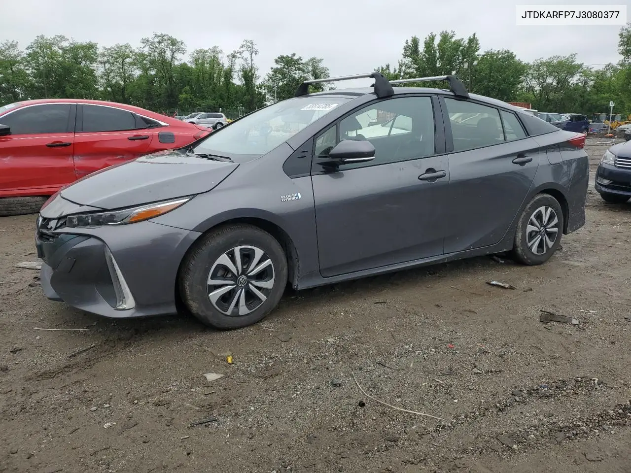 2018 Toyota Prius Prime VIN: JTDKARFP7J3080377 Lot: 55514785
