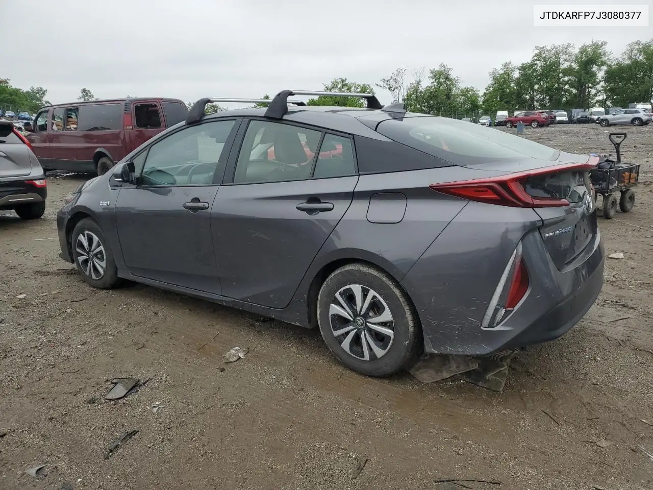 2018 Toyota Prius Prime VIN: JTDKARFP7J3080377 Lot: 55514785