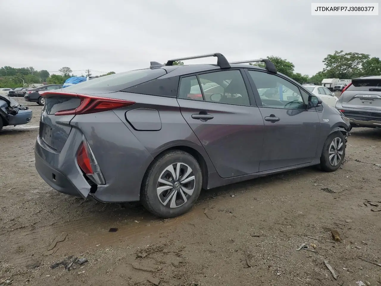 2018 Toyota Prius Prime VIN: JTDKARFP7J3080377 Lot: 55514785