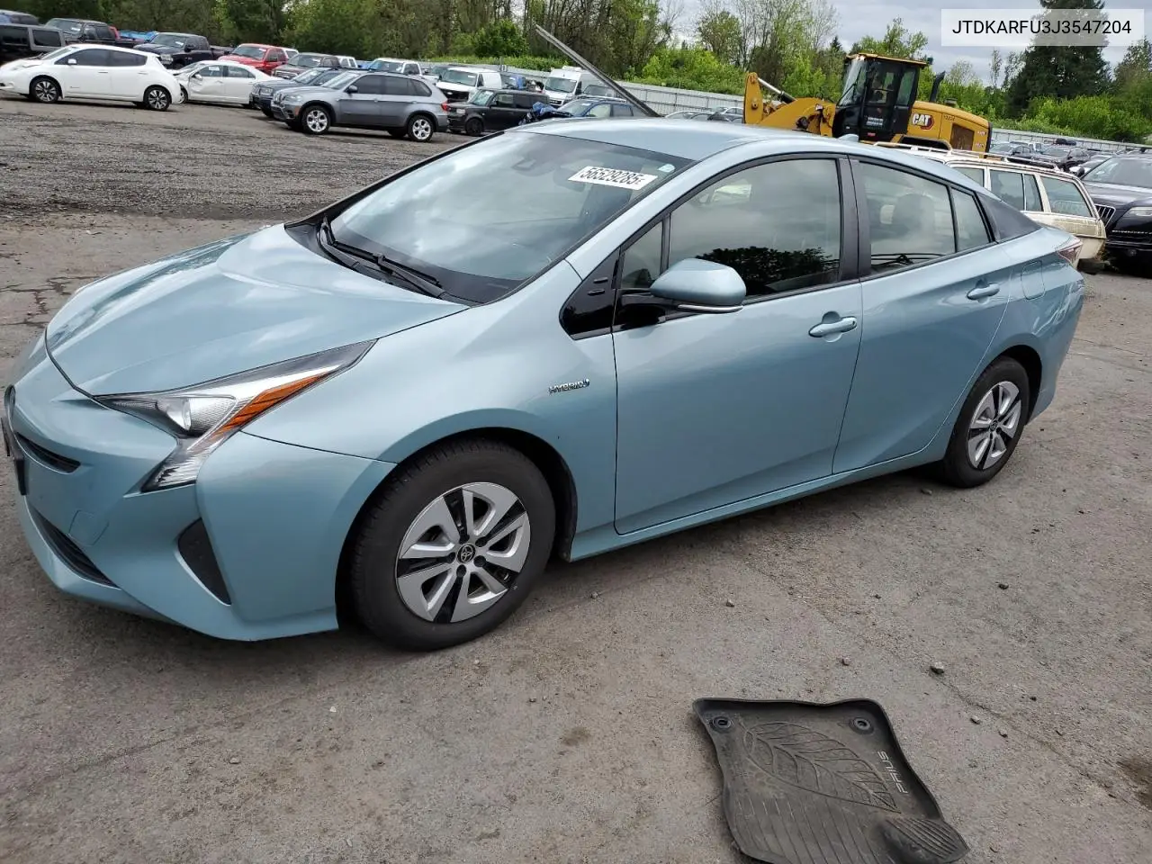 2018 Toyota Prius VIN: JTDKARFU3J3547204 Lot: 56529285