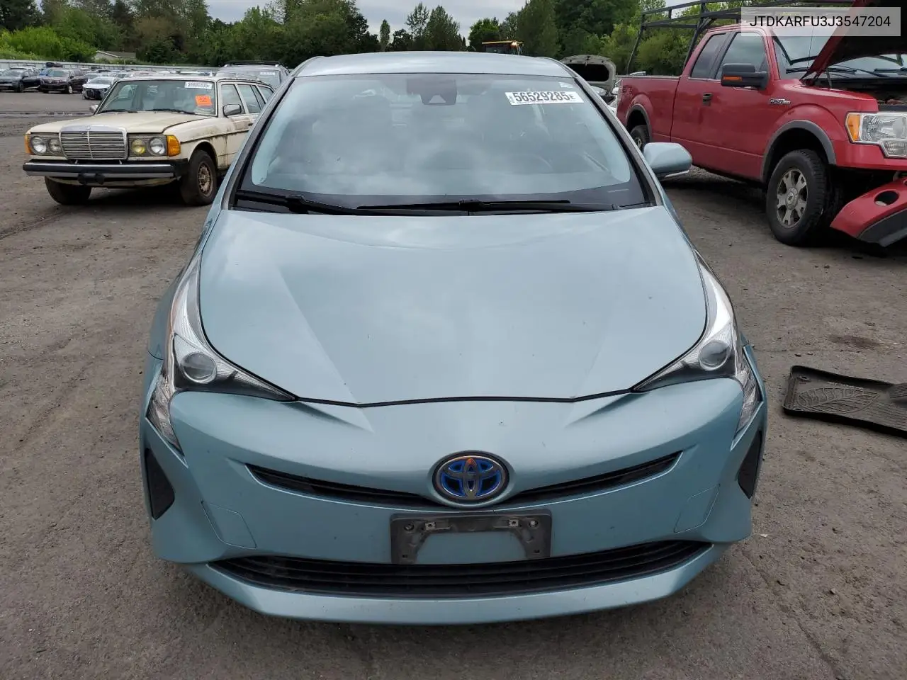 2018 Toyota Prius VIN: JTDKARFU3J3547204 Lot: 56529285