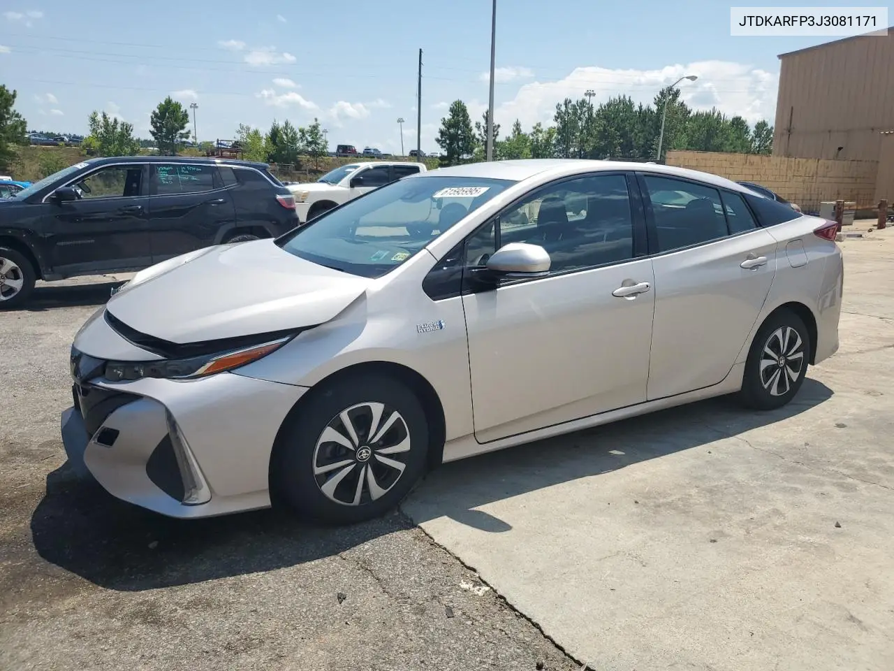 2018 Toyota Prius Prime VIN: JTDKARFP3J3081171 Lot: 61595995