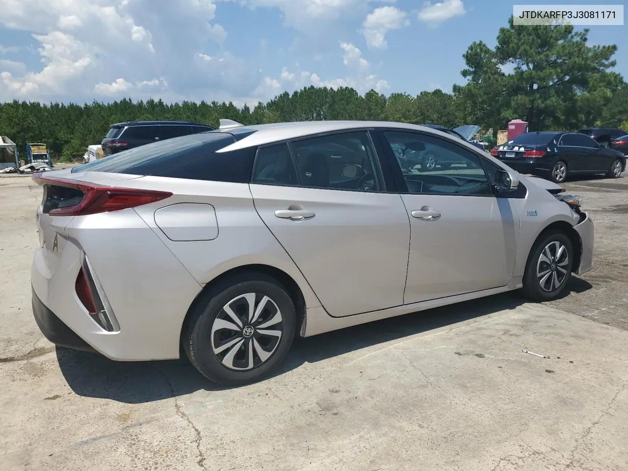 2018 Toyota Prius Prime VIN: JTDKARFP3J3081171 Lot: 61595995