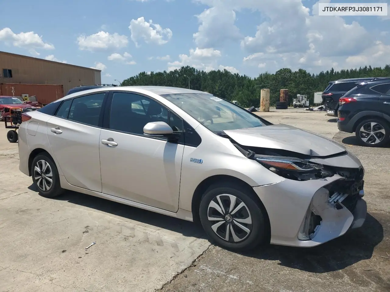 2018 Toyota Prius Prime VIN: JTDKARFP3J3081171 Lot: 61595995