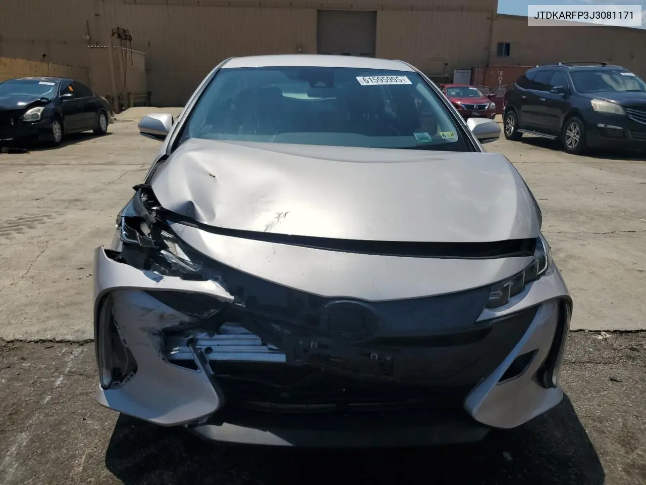 2018 Toyota Prius Prime VIN: JTDKARFP3J3081171 Lot: 61595995