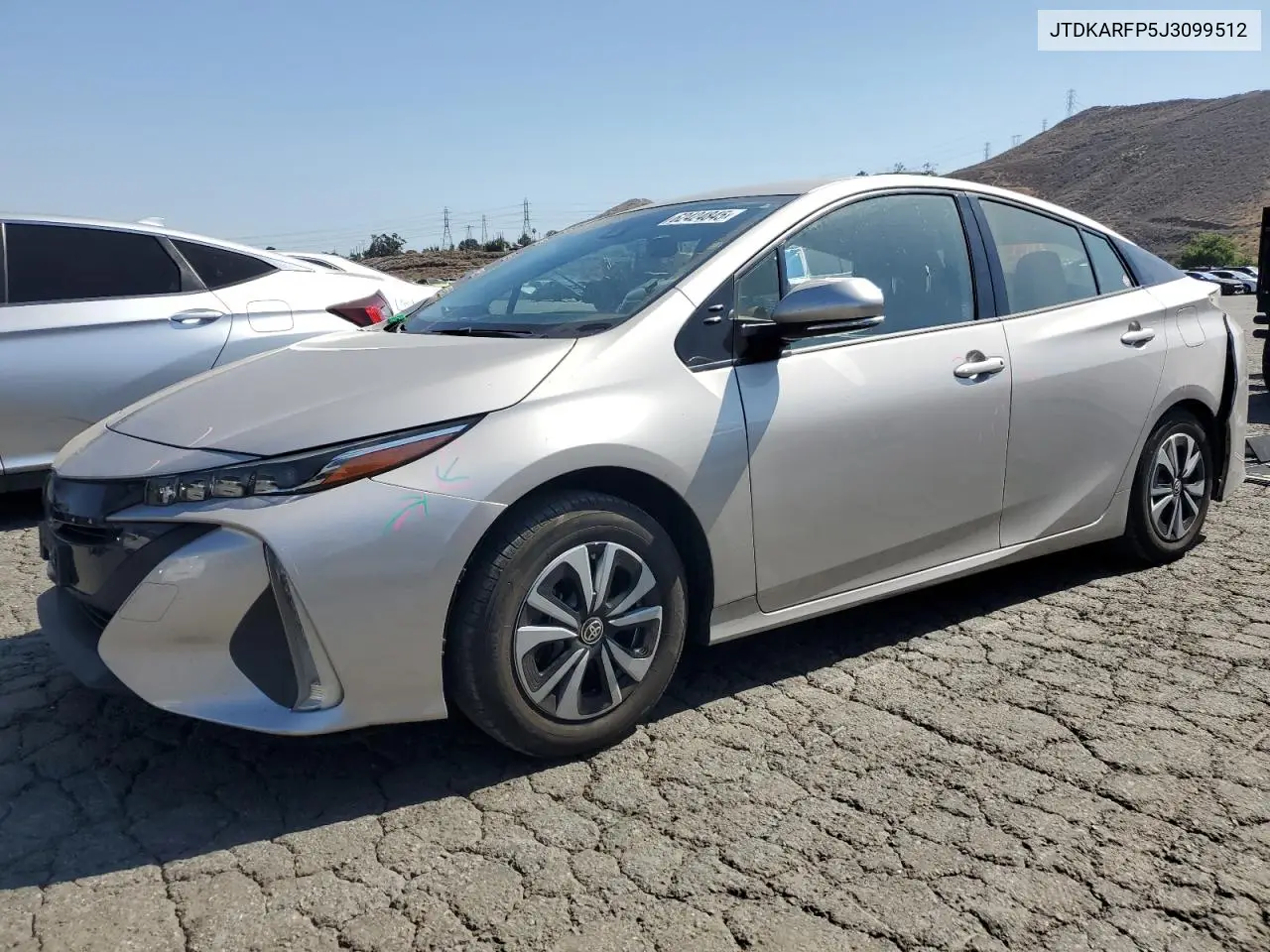 2018 Toyota Prius Prime VIN: JTDKARFP5J3099512 Lot: 62424845
