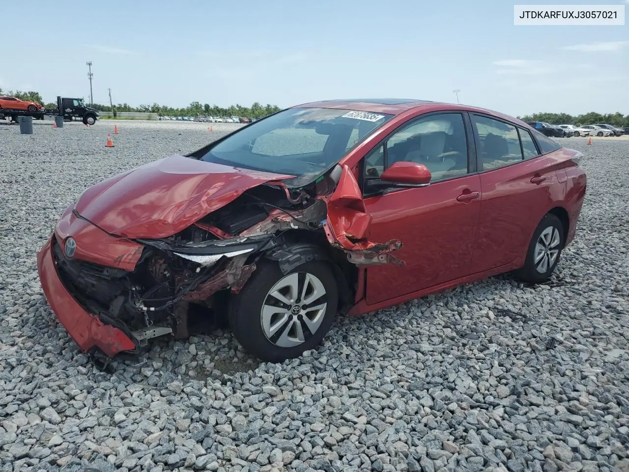 2018 Toyota Prius VIN: JTDKARFUXJ3057021 Lot: 62875635