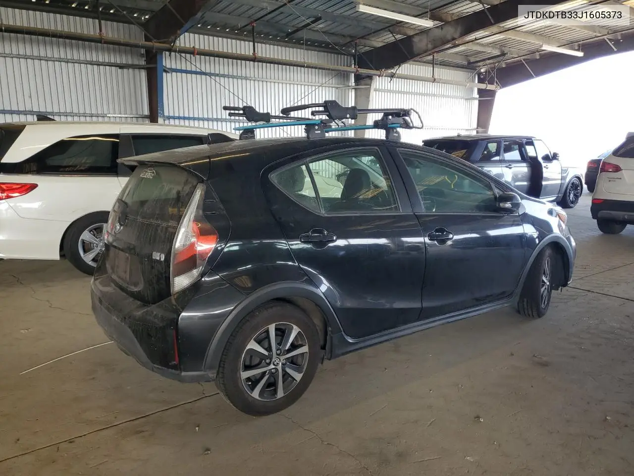 2018 Toyota Prius C VIN: JTDKDTB33J1605373 Lot: 63083135