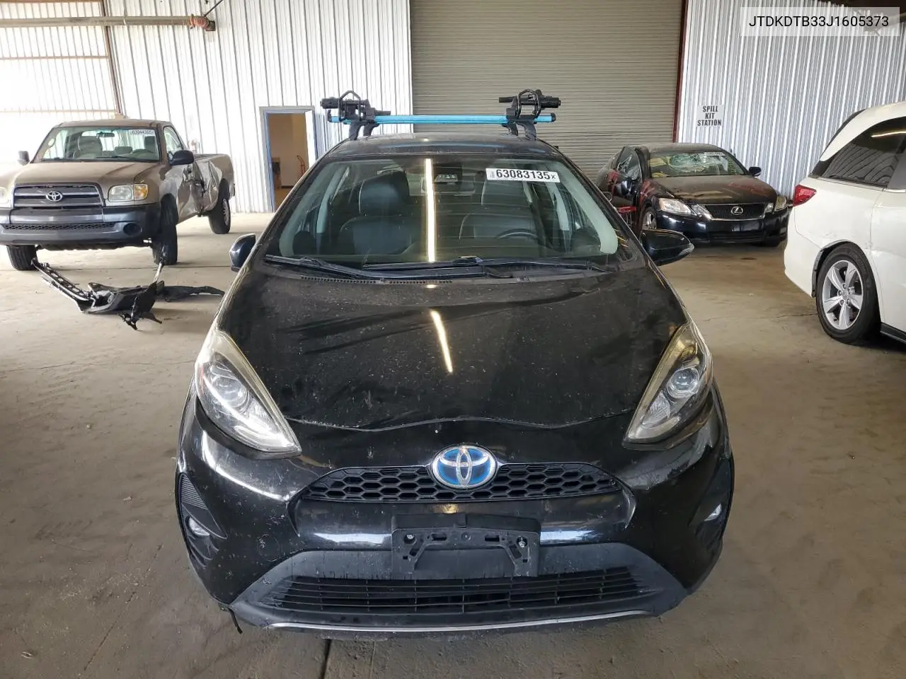 2018 Toyota Prius C VIN: JTDKDTB33J1605373 Lot: 63083135
