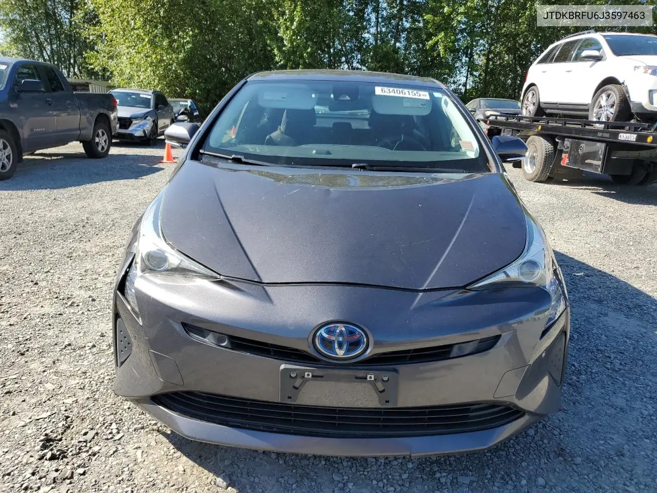 2018 Toyota Prius VIN: JTDKBRFU6J3597463 Lot: 63406155