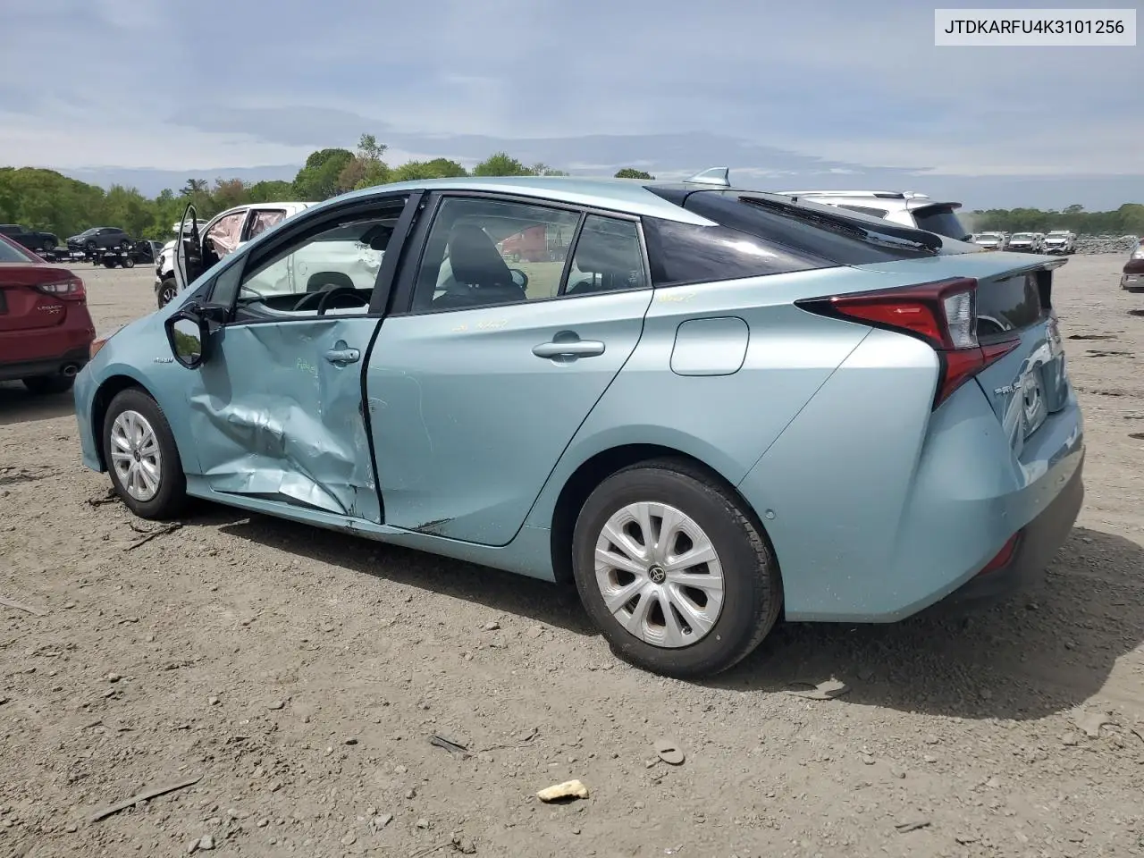 2019 Toyota Prius VIN: JTDKARFU4K3101256 Lot: 56573055