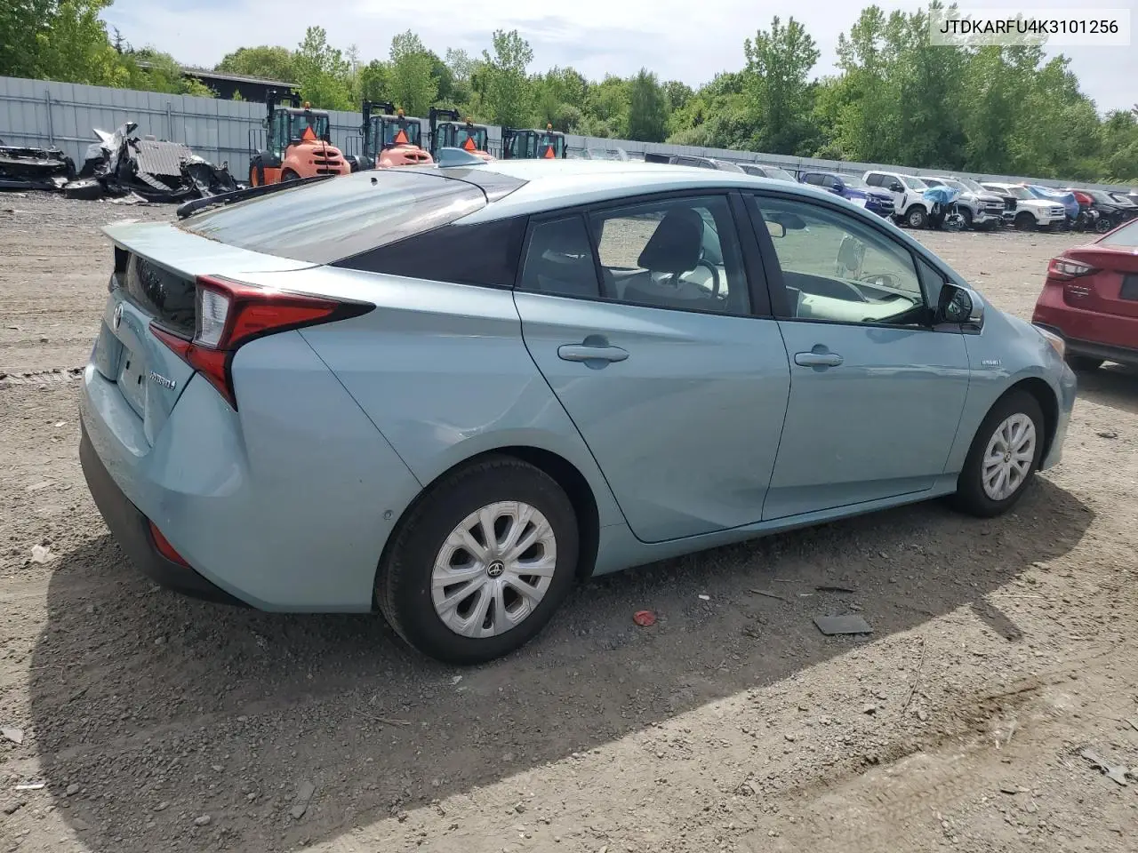 2019 Toyota Prius VIN: JTDKARFU4K3101256 Lot: 56573055