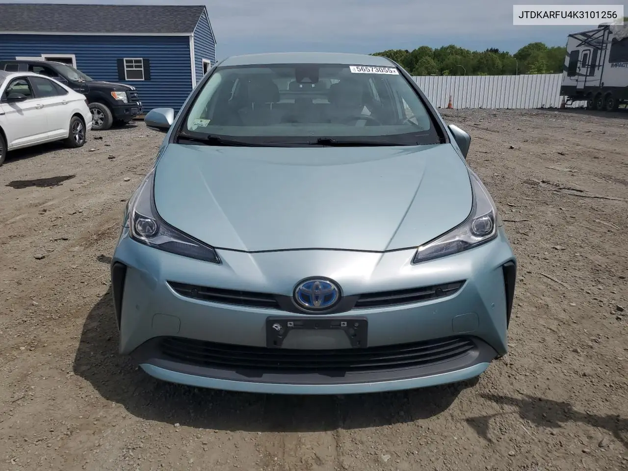 2019 Toyota Prius VIN: JTDKARFU4K3101256 Lot: 56573055