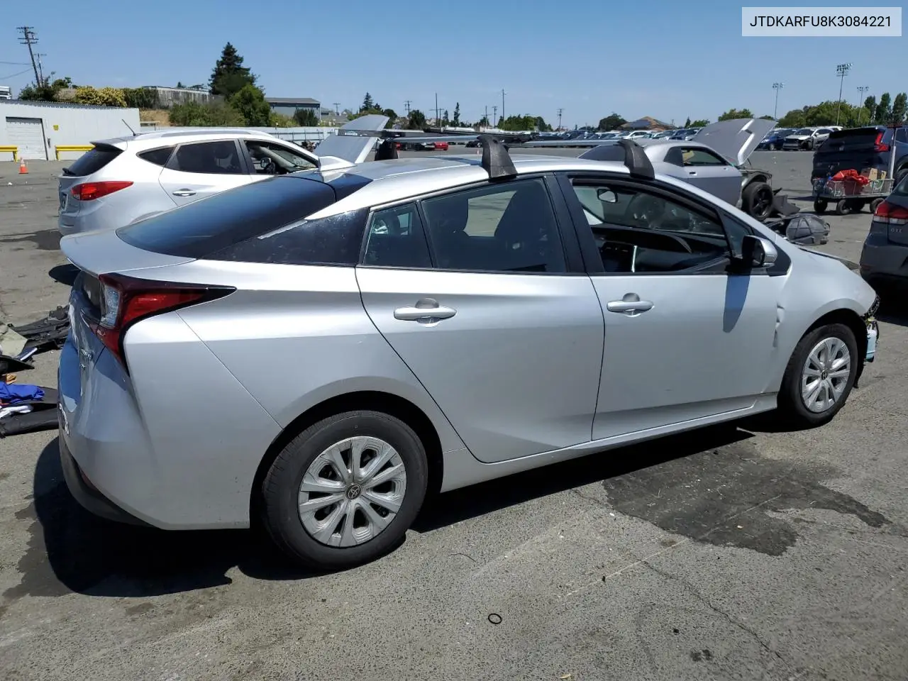 2019 Toyota Prius VIN: JTDKARFU8K3084221 Lot: 63338535