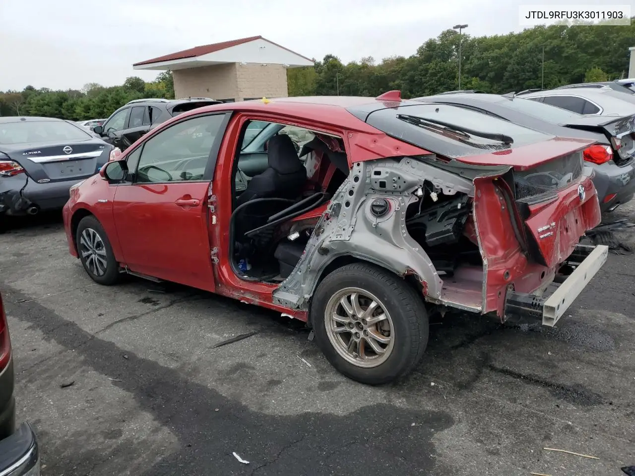 2019 Toyota Prius VIN: JTDL9RFU3K3011903 Lot: 71392684