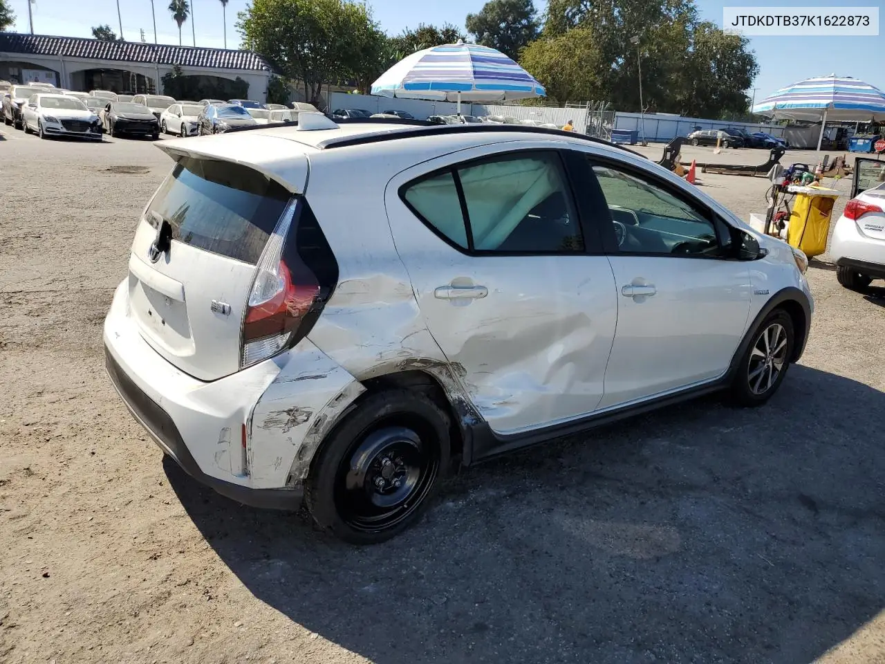 2019 Toyota Prius C VIN: JTDKDTB37K1622873 Lot: 77824394