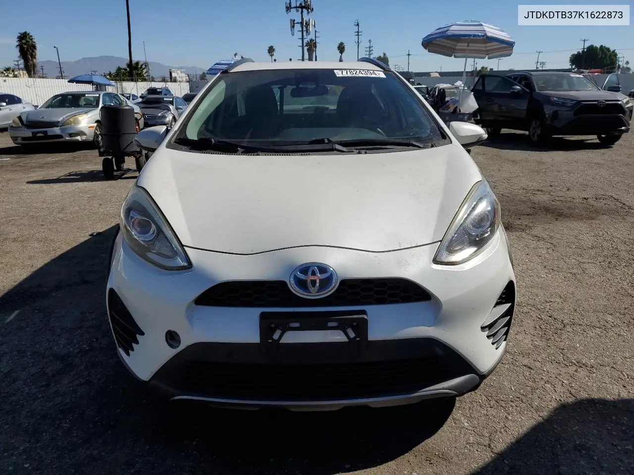 2019 Toyota Prius C VIN: JTDKDTB37K1622873 Lot: 77824394