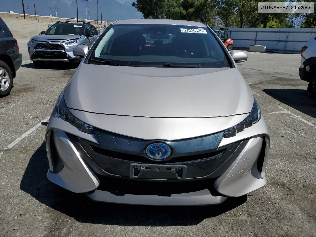 2020 Toyota Prius Prime Le VIN: JTDKARFP7L3158983 Lot: 57030935
