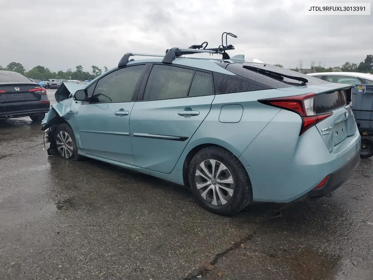 2020 Toyota Prius Le VIN: JTDL9RFUXL3013391 Lot: 62634605