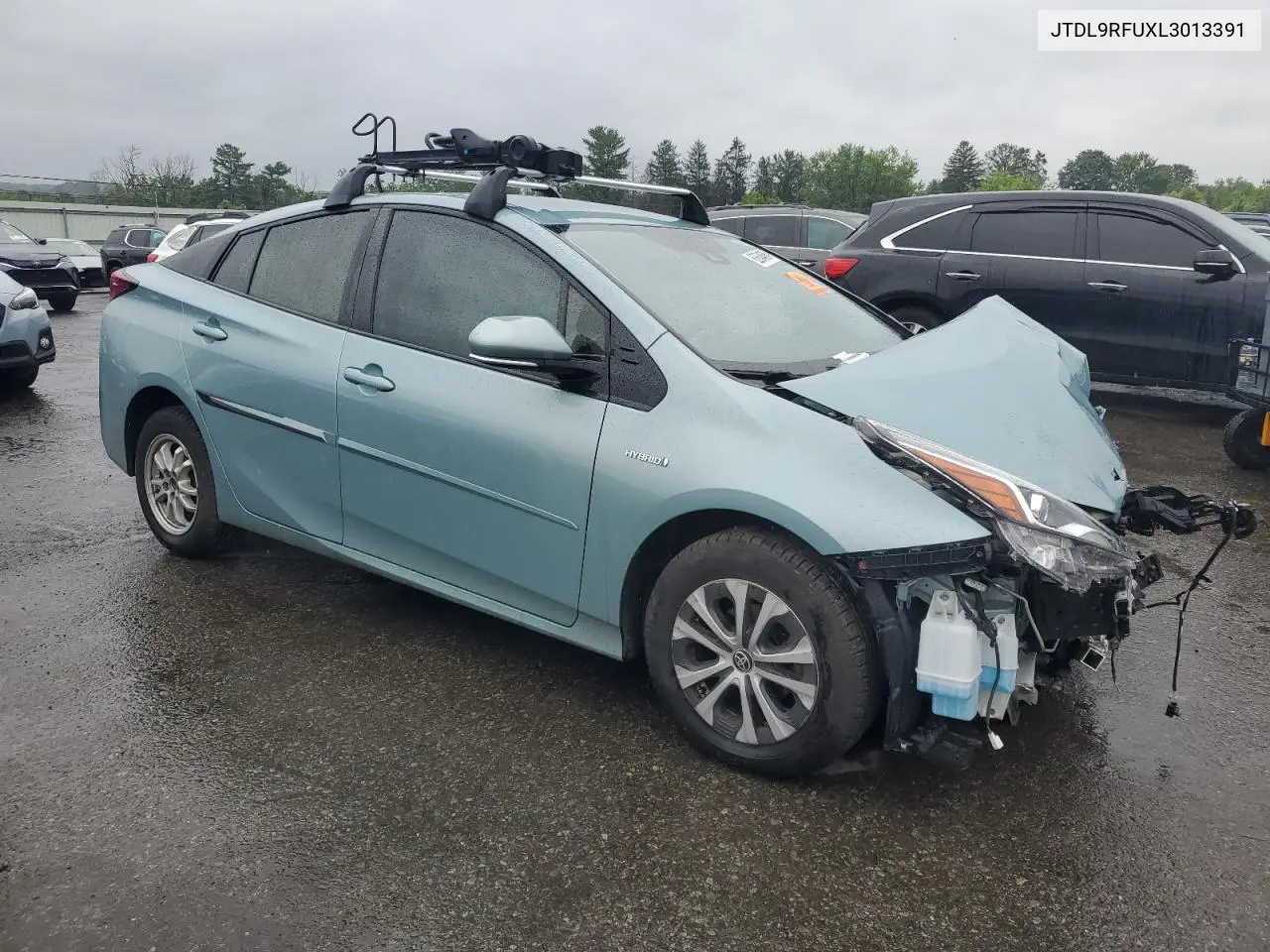 2020 Toyota Prius Le VIN: JTDL9RFUXL3013391 Lot: 62634605