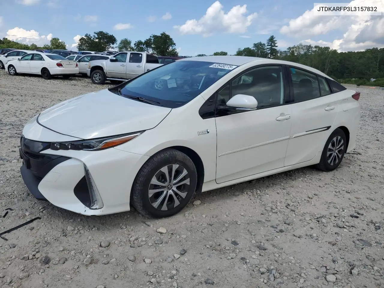 2020 Toyota Prius Prime Le VIN: JTDKARFP3L3157832 Lot: 62648275