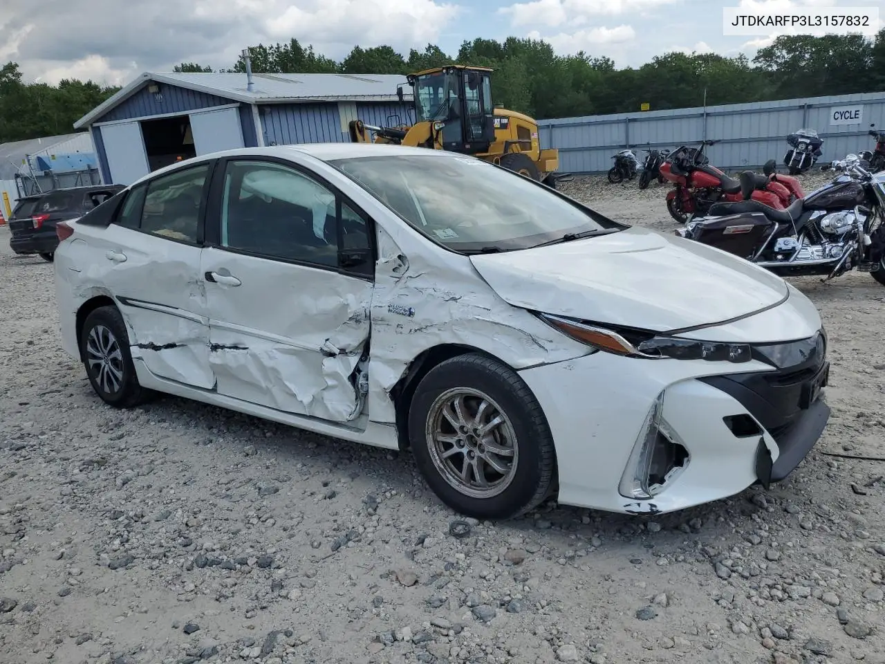 2020 Toyota Prius Prime Le VIN: JTDKARFP3L3157832 Lot: 62648275