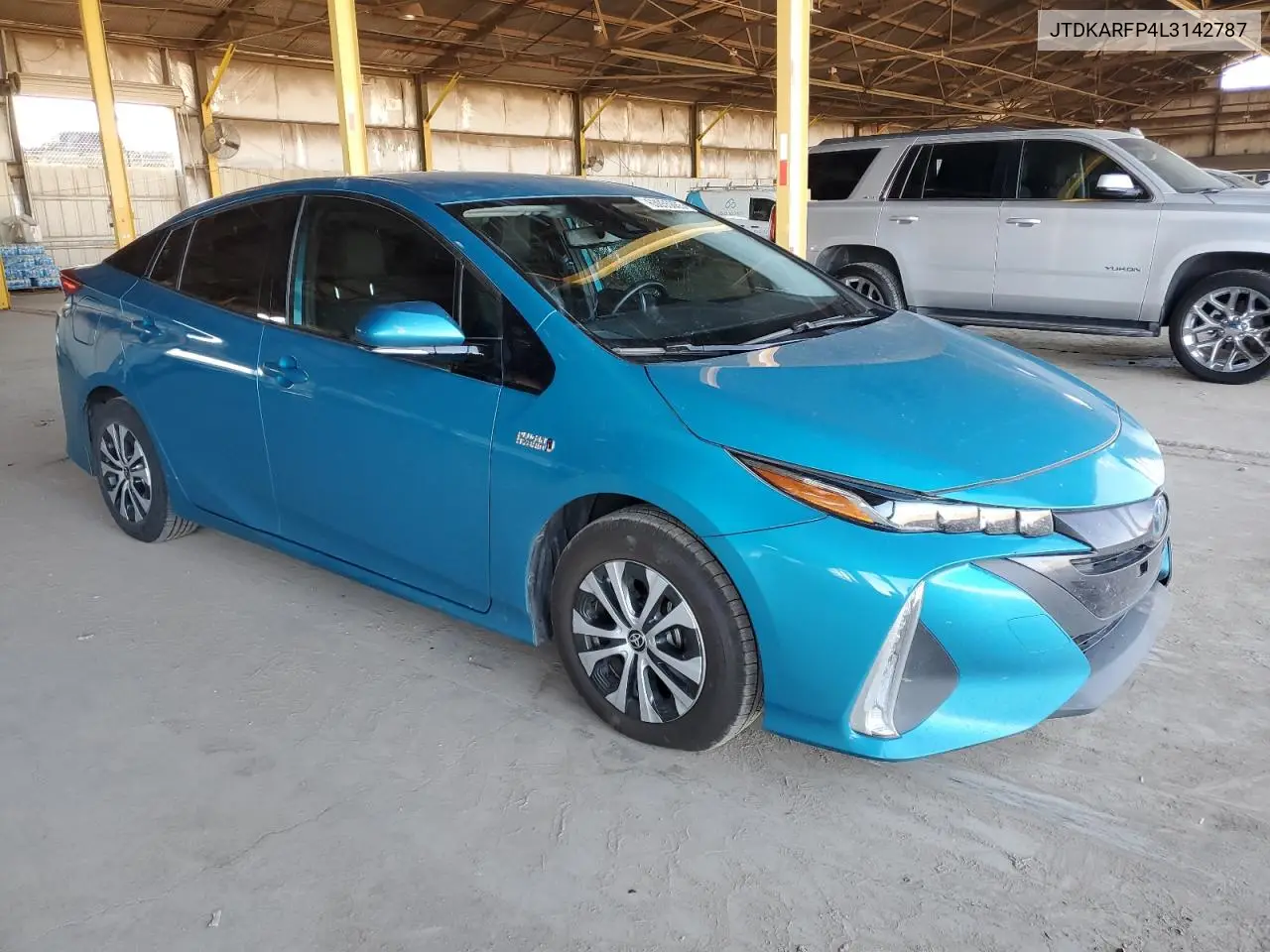 2020 Toyota Prius Prime Le VIN: JTDKARFP4L3142787 Lot: 63055685