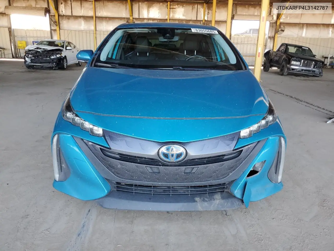 2020 Toyota Prius Prime Le VIN: JTDKARFP4L3142787 Lot: 63055685