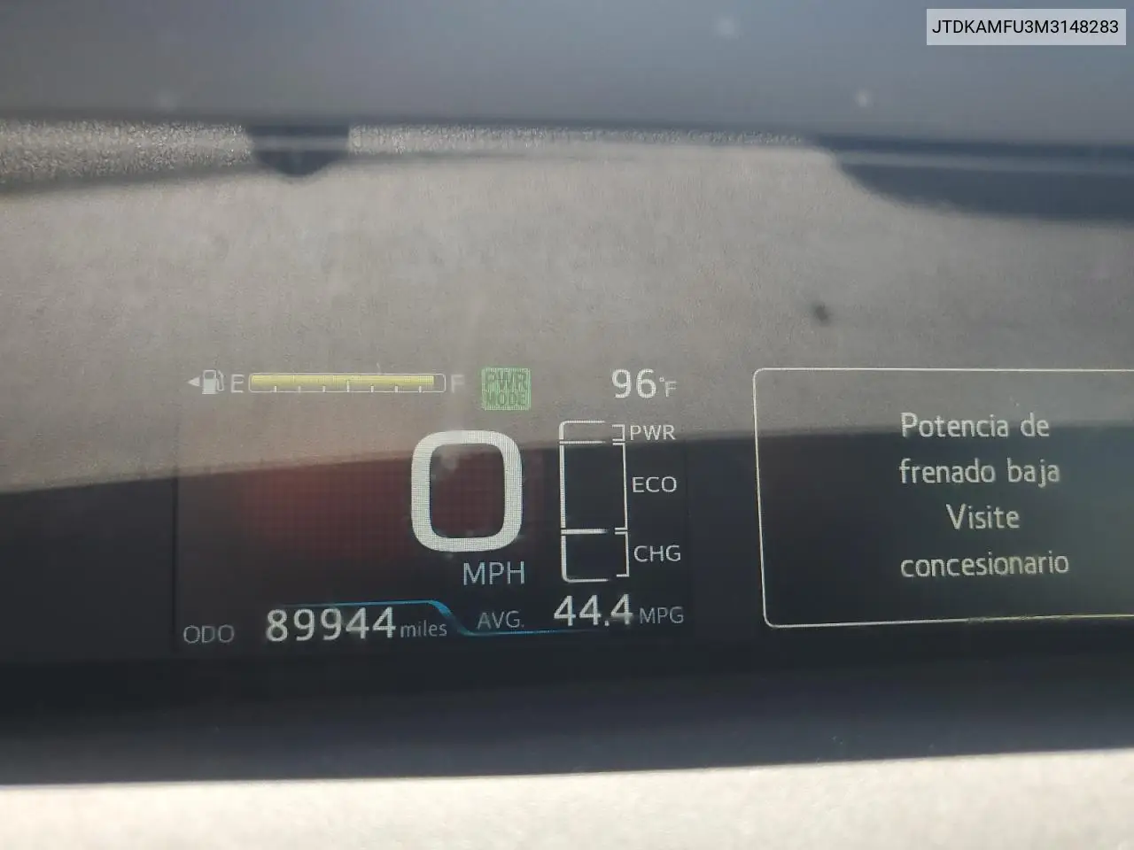 2021 Toyota Prius Special Edition VIN: JTDKAMFU3M3148283 Lot: 58578225