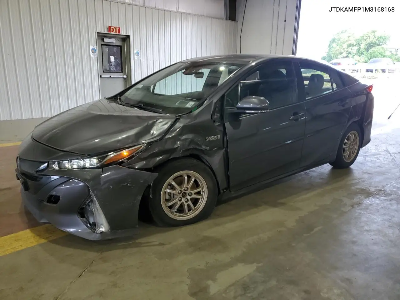 2021 Toyota Prius Prime Le VIN: JTDKAMFP1M3168168 Lot: 60358675