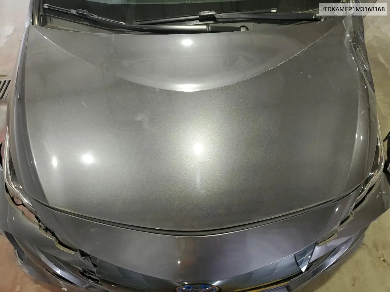 2021 Toyota Prius Prime Le VIN: JTDKAMFP1M3168168 Lot: 60358675