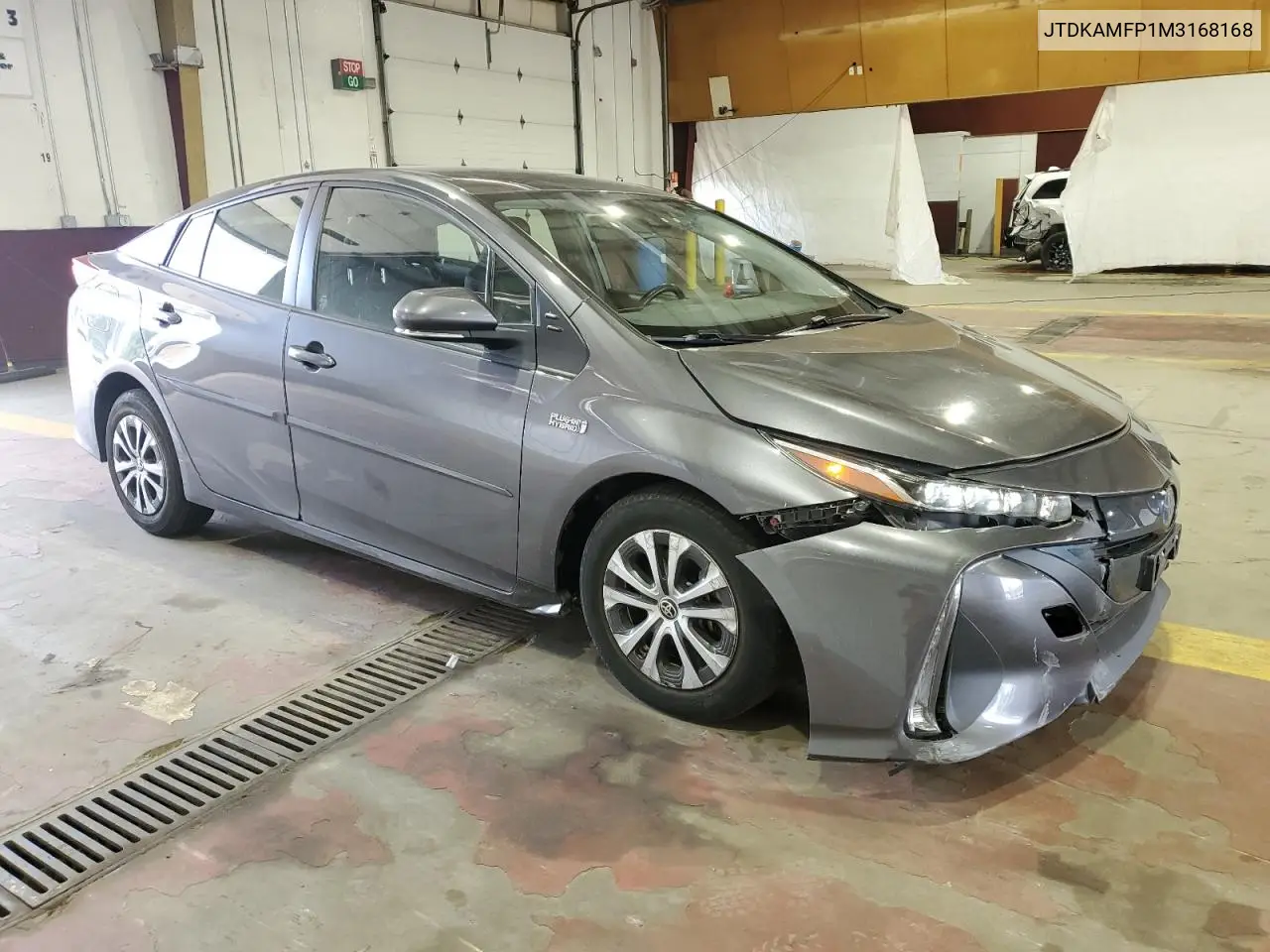 2021 Toyota Prius Prime Le VIN: JTDKAMFP1M3168168 Lot: 60358675