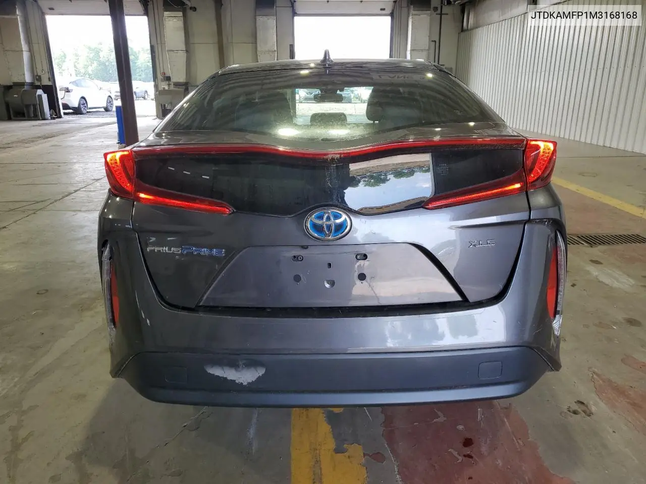 2021 Toyota Prius Prime Le VIN: JTDKAMFP1M3168168 Lot: 60358675
