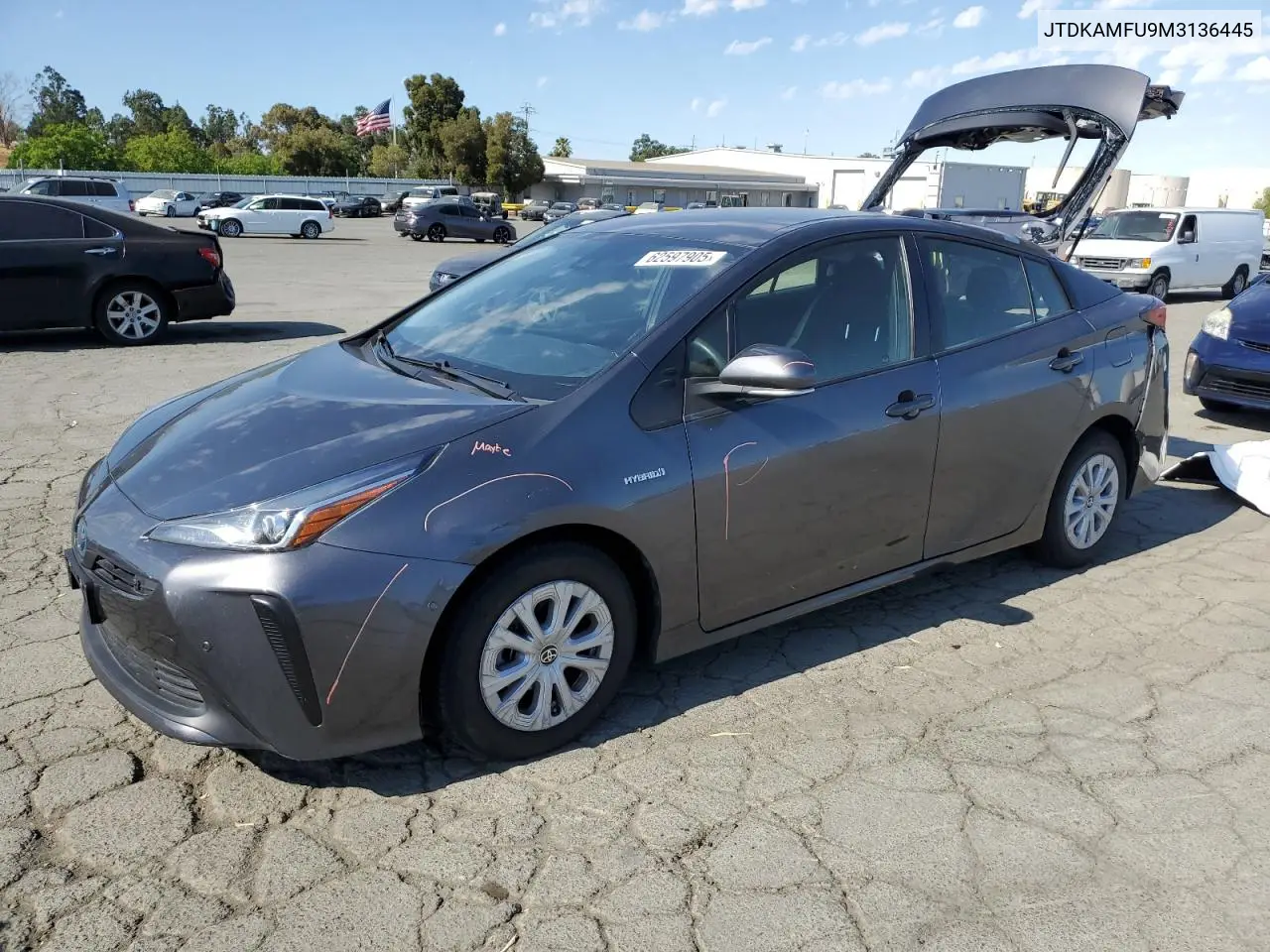 2021 Toyota Prius Special Edition VIN: JTDKAMFU9M3136445 Lot: 62597905