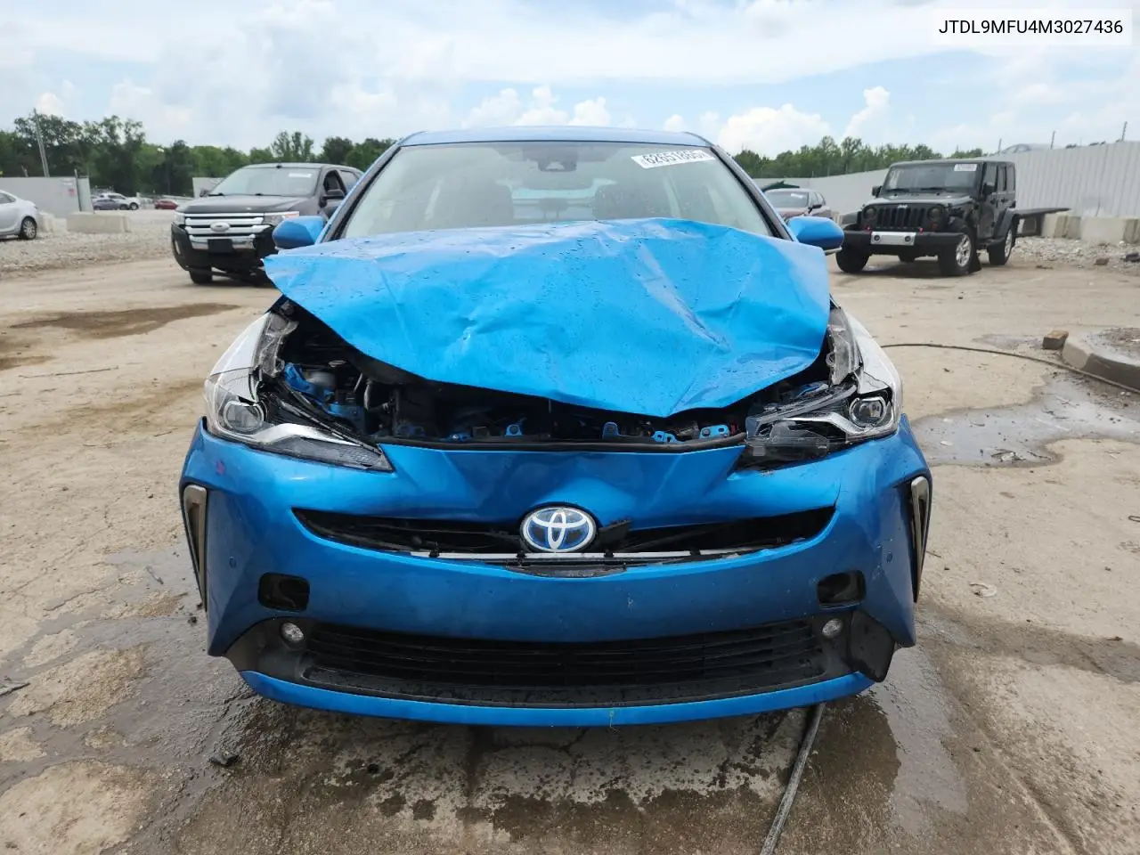 2021 Toyota Prius Le VIN: JTDL9MFU4M3027436 Lot: 62651865