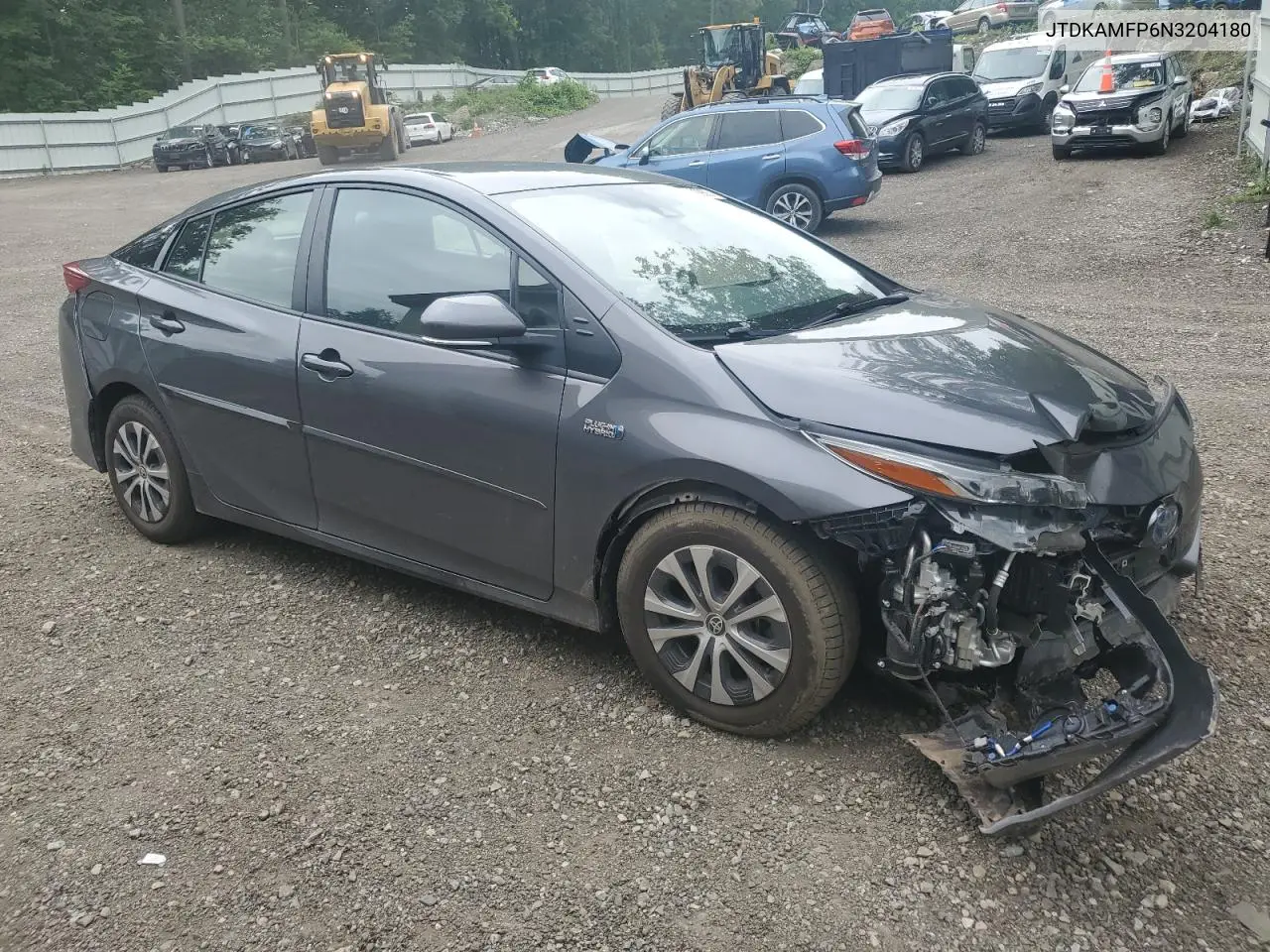 2022 Toyota Prius Prime Le VIN: JTDKAMFP6N3204180 Lot: 62600955