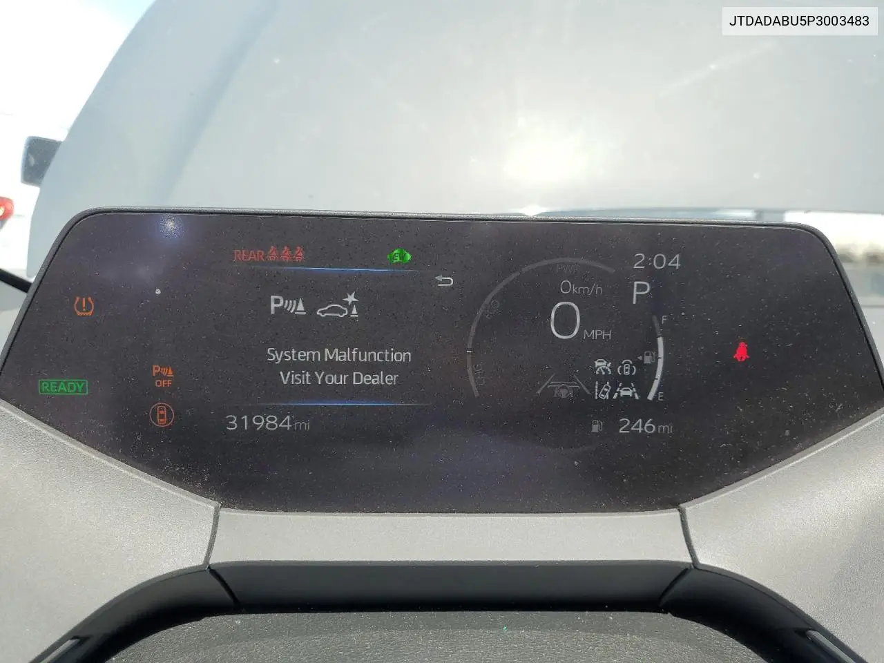 jtdadabu5p3003483 JTDADABU5P3003483 2023 Toyota Prius Le