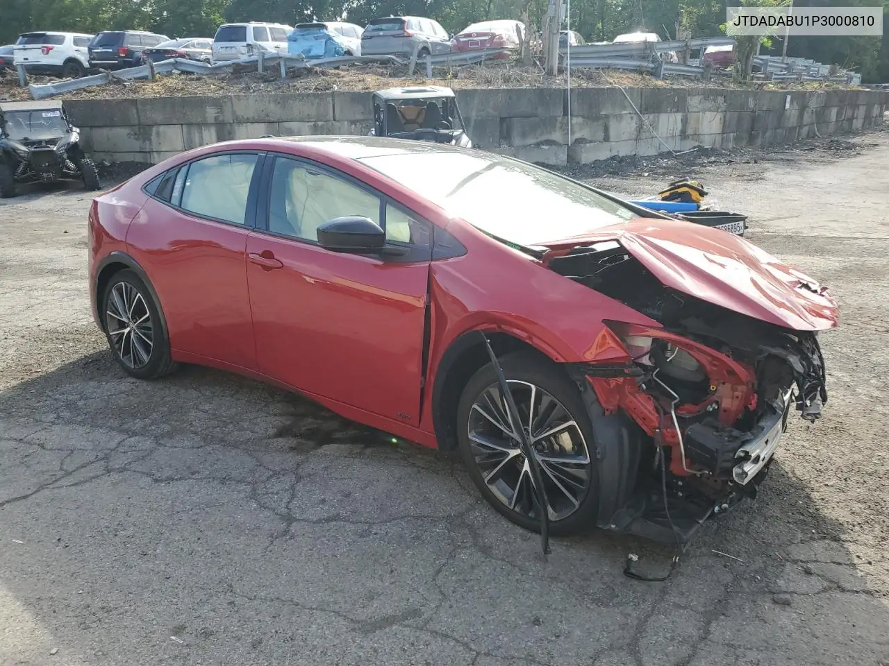 2023 Toyota Prius Le VIN: JTDADABU1P3000810 Lot: 62572075