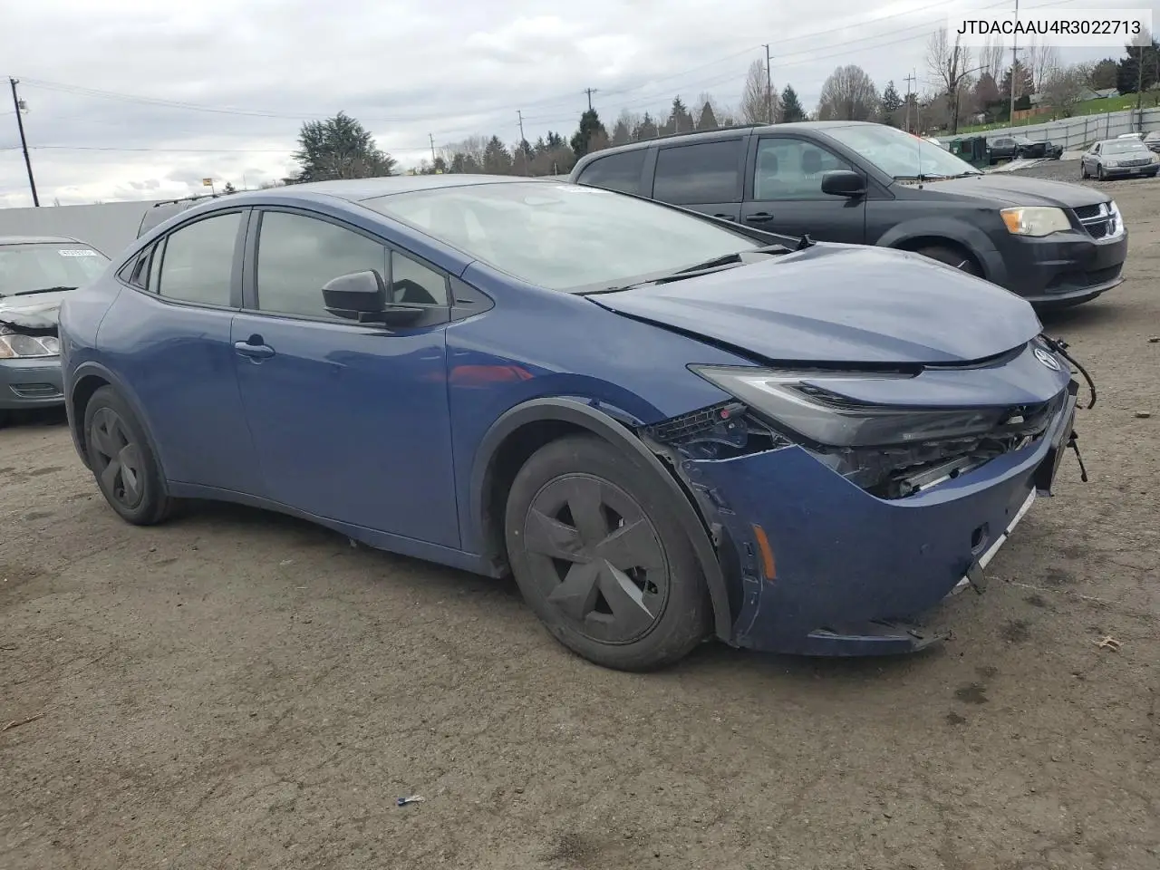 2024 Toyota Prius Le VIN: JTDACAAU4R3022713 Lot: 47662175