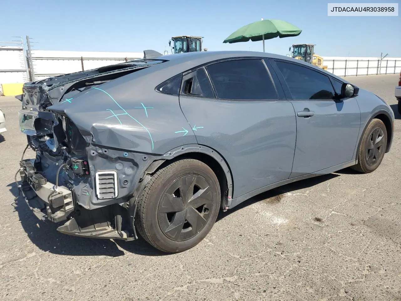 2024 Toyota Prius Le VIN: JTDACAAU4R3038958 Lot: 63033925