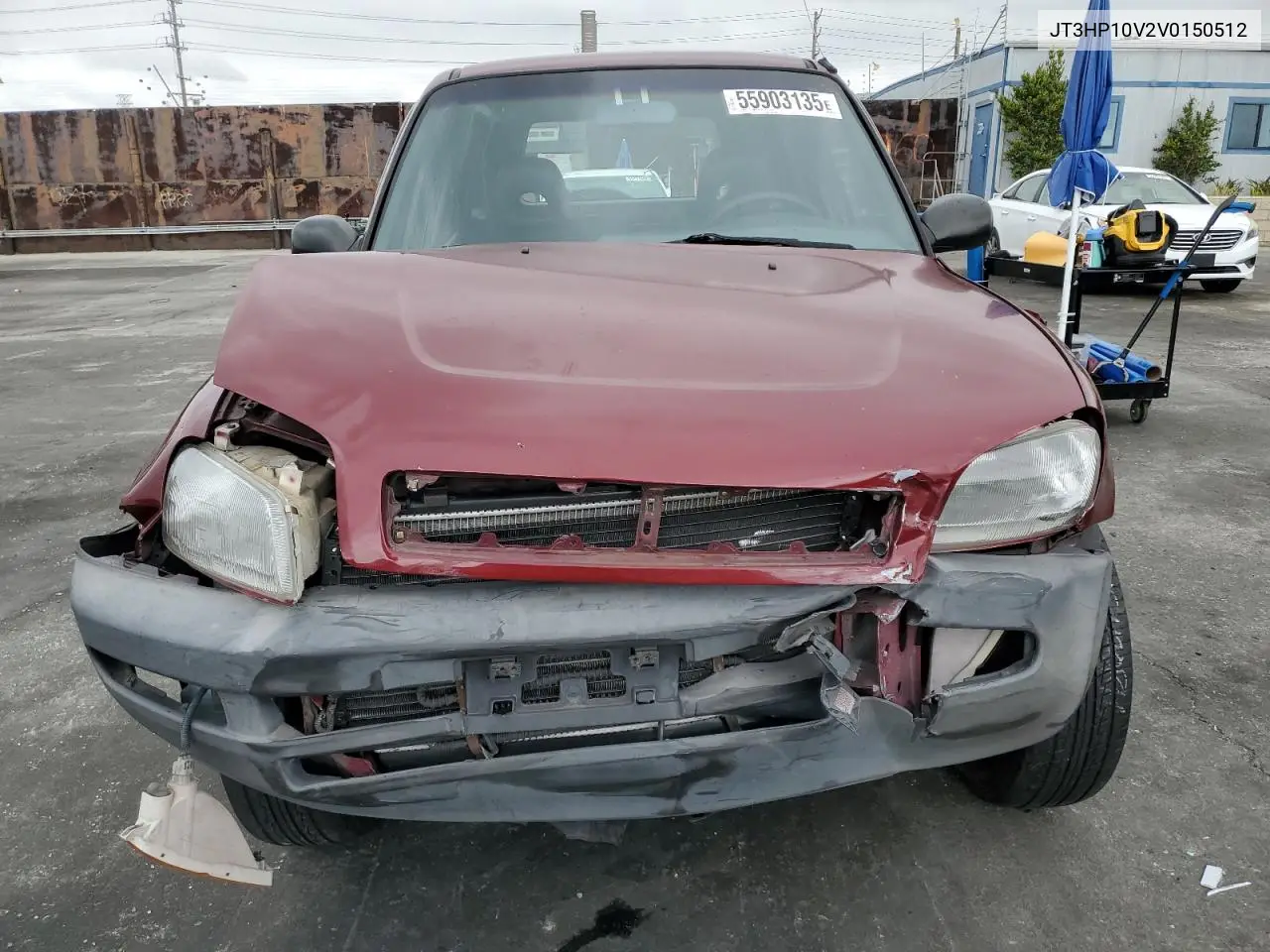 1997 Toyota Rav4 VIN: JT3HP10V2V0150512 Lot: 55903135